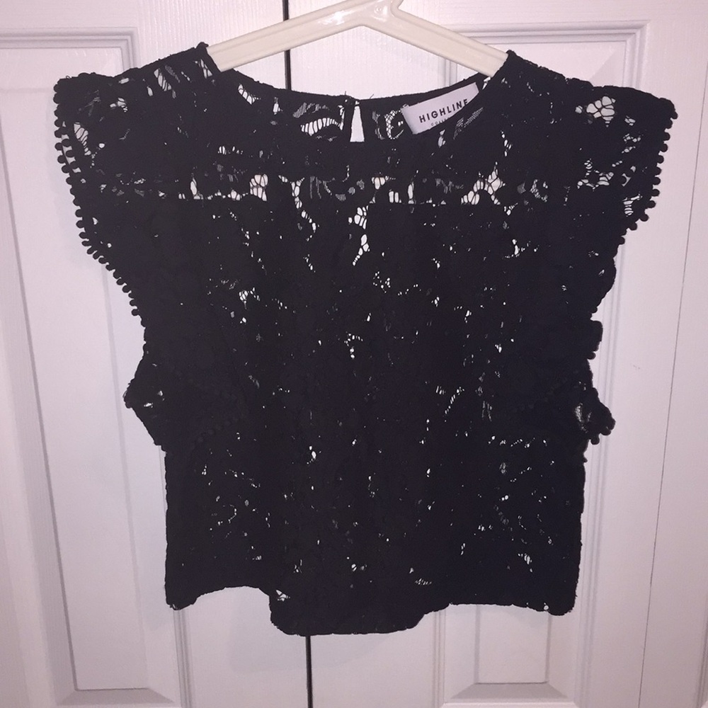 NWOT Highline Collective Lace Top size XS